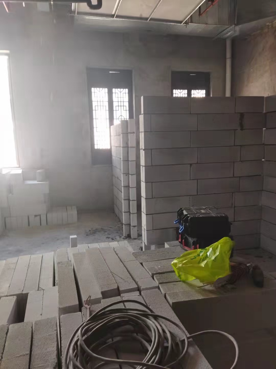 加气砖隔墙材料展示
